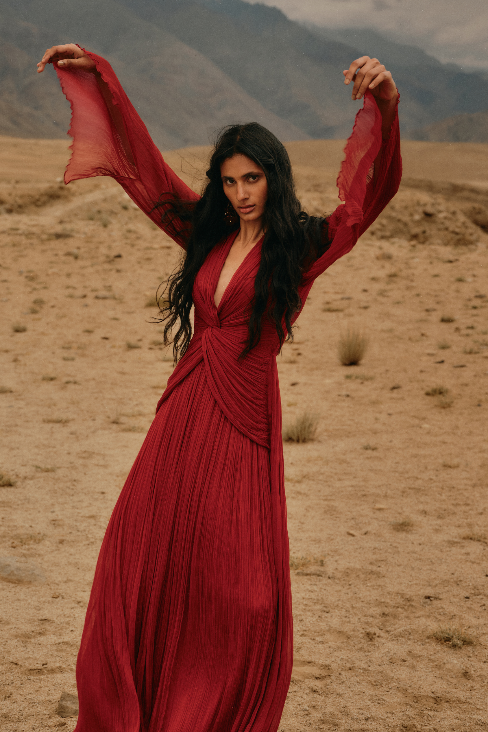 Ada Ruched Gown