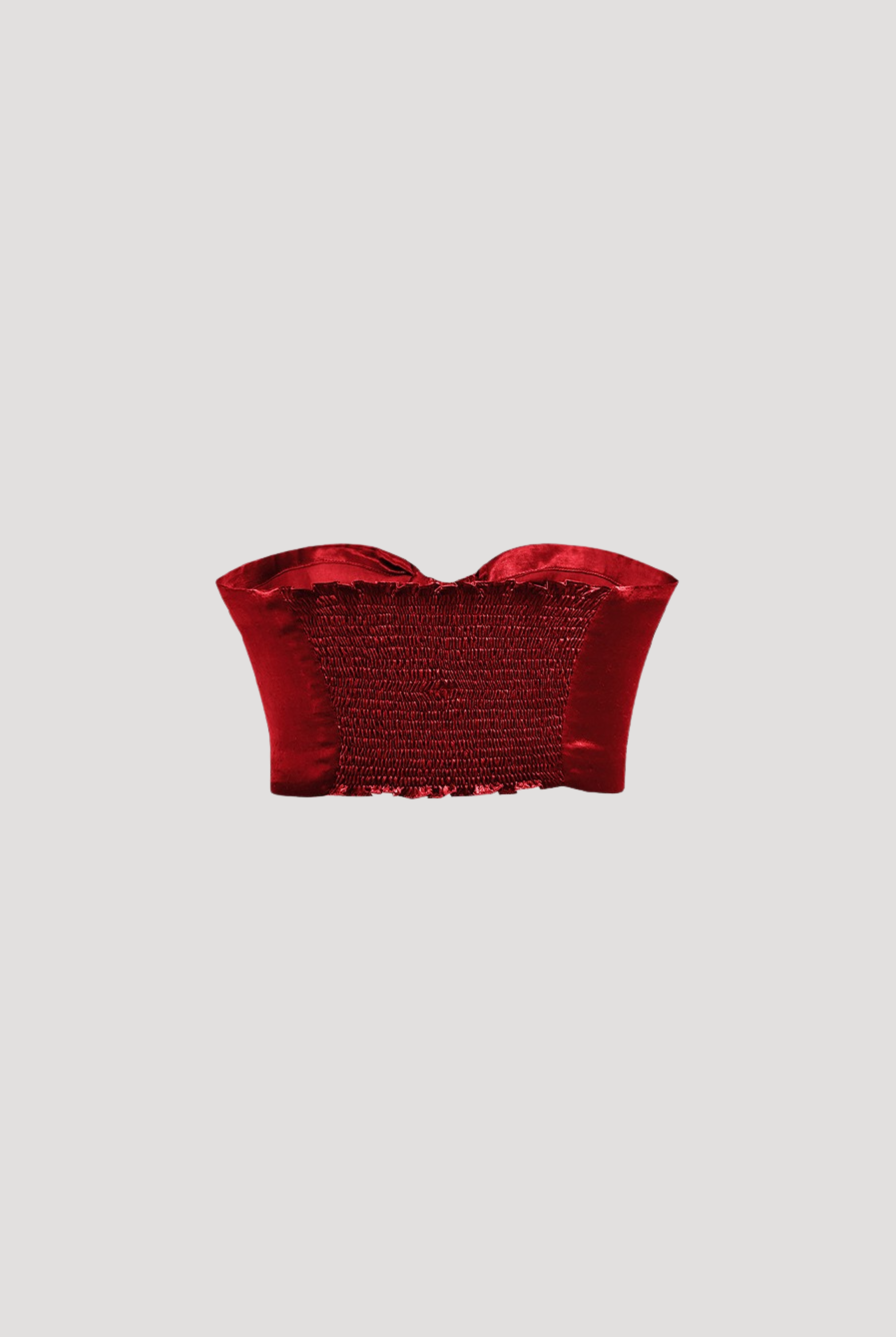 Mystery Bandeau Top in Red