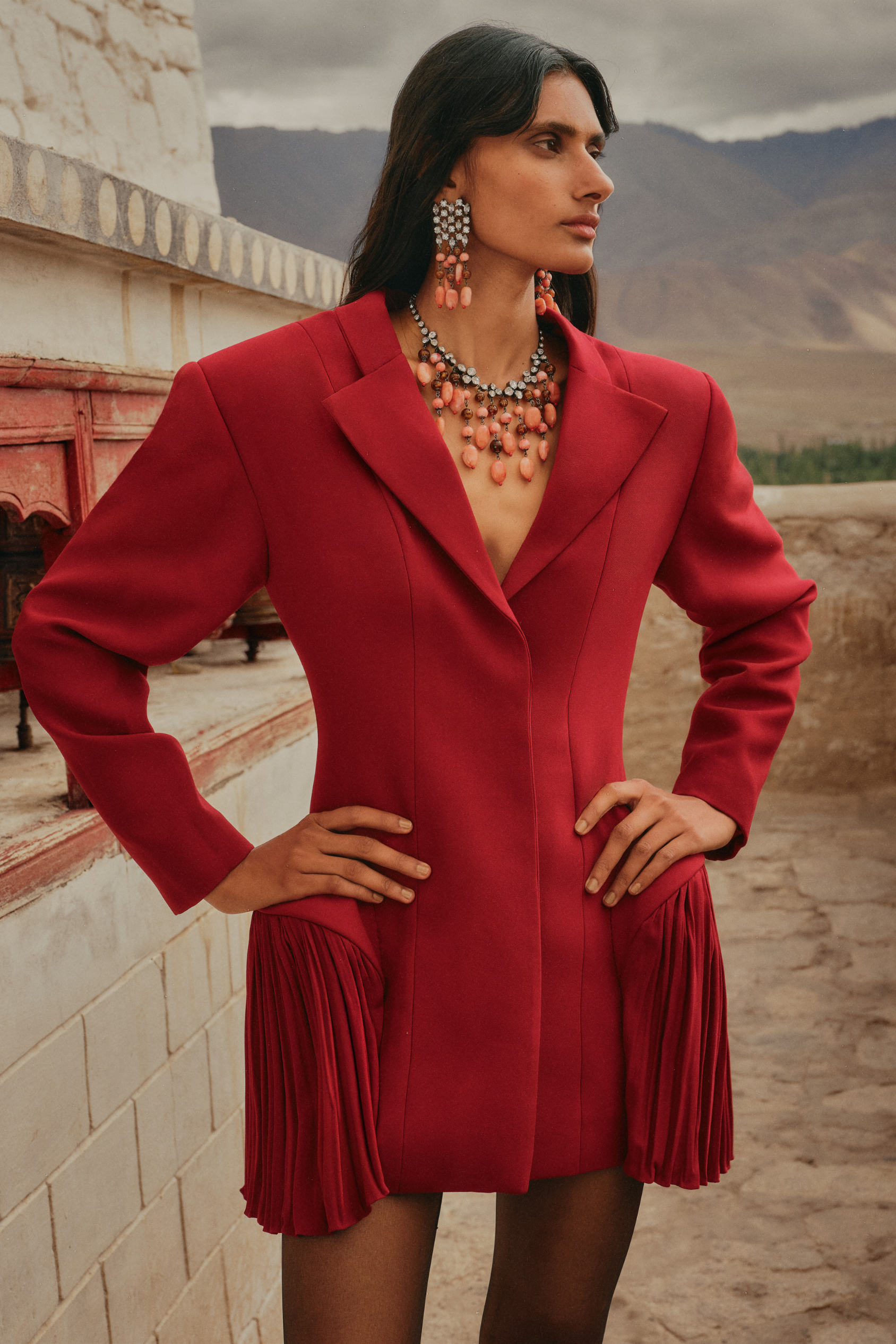 Carmine Blazer Dress