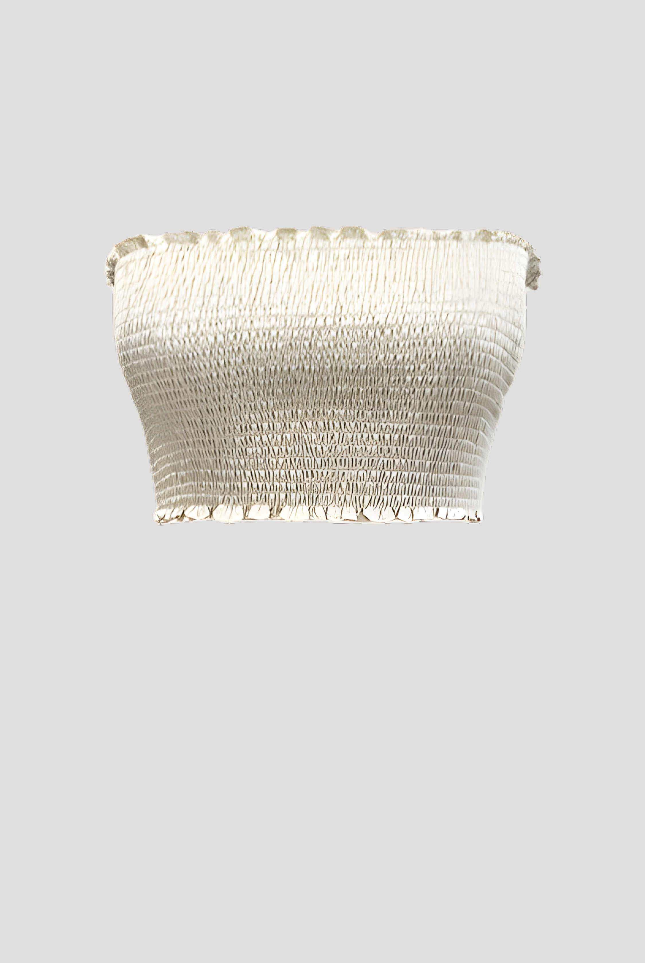 Teo Shirring Tube in Ivory
