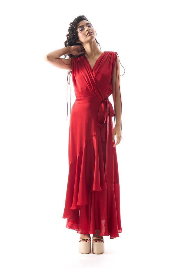 Rumba Dress in Red