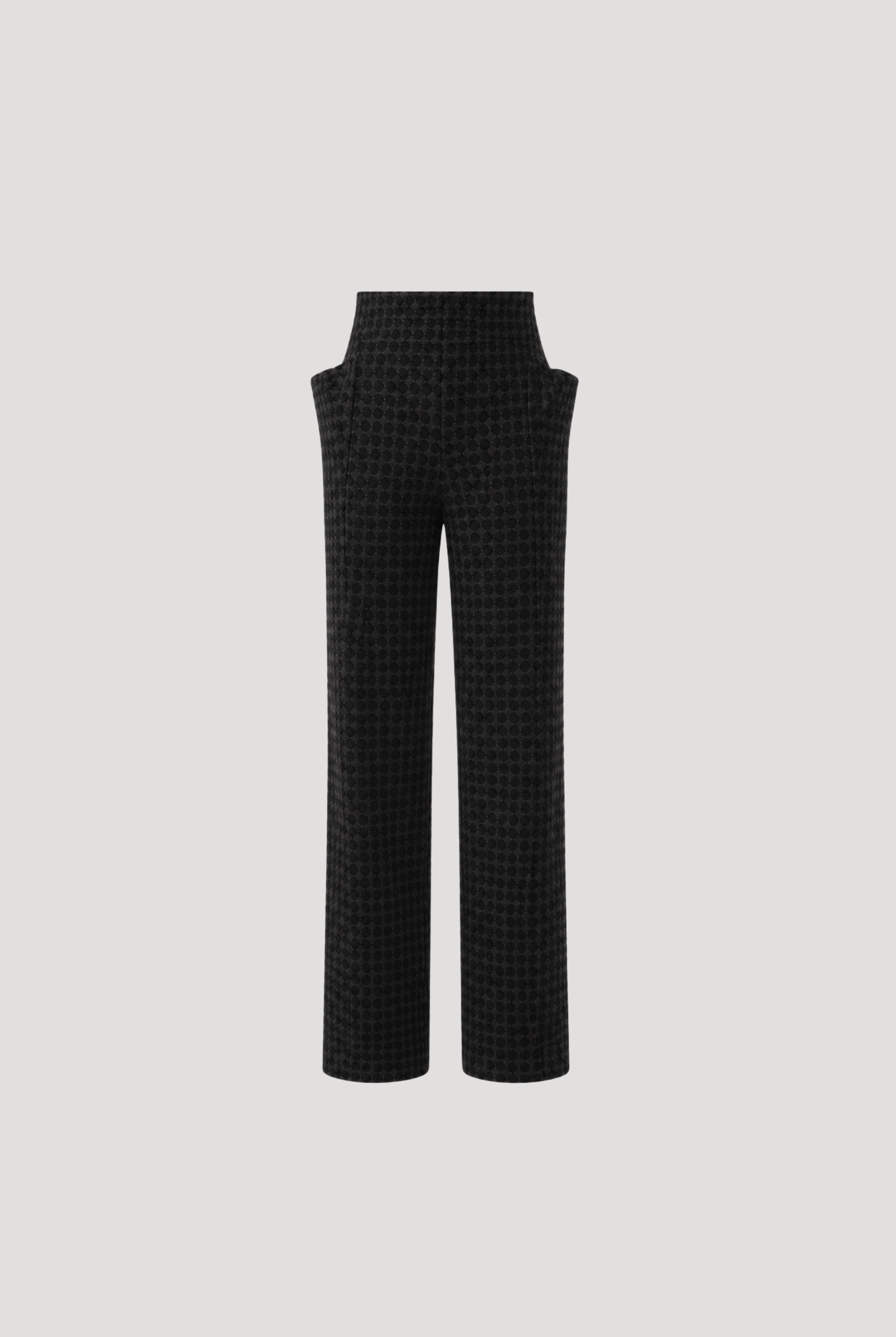 Mosaic Jacquard Structured Pants