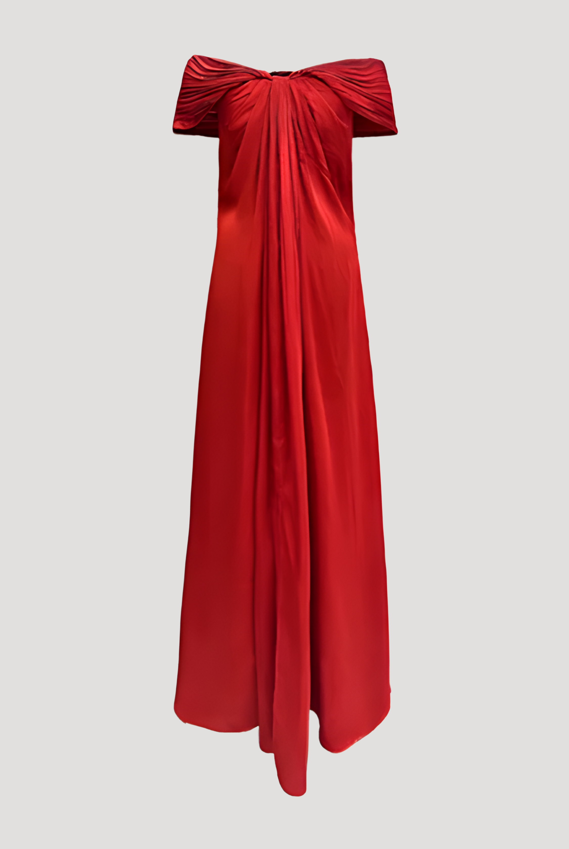 Cherry Bow Off-Shoulder Dress