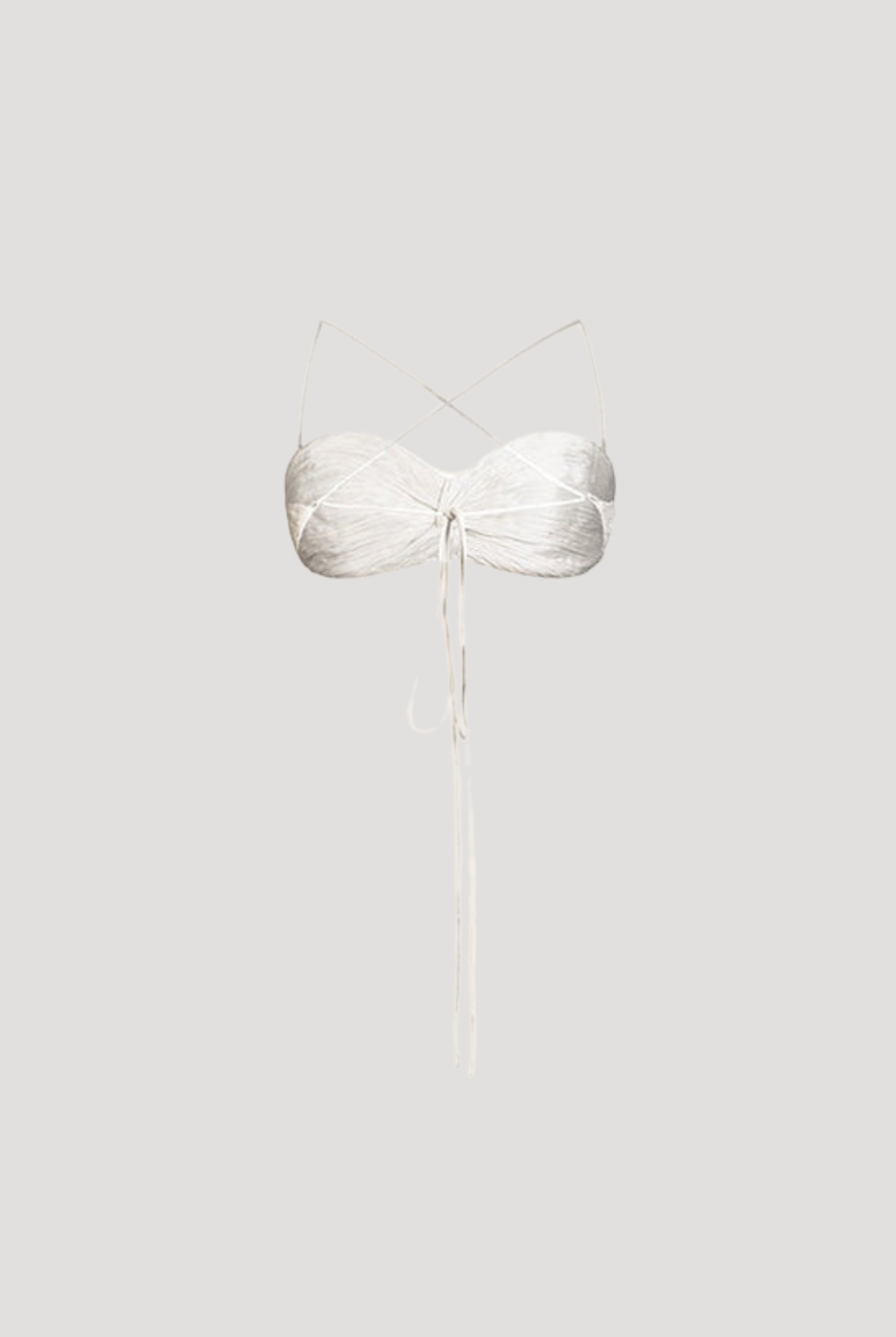 Dove Ruched Crop Top