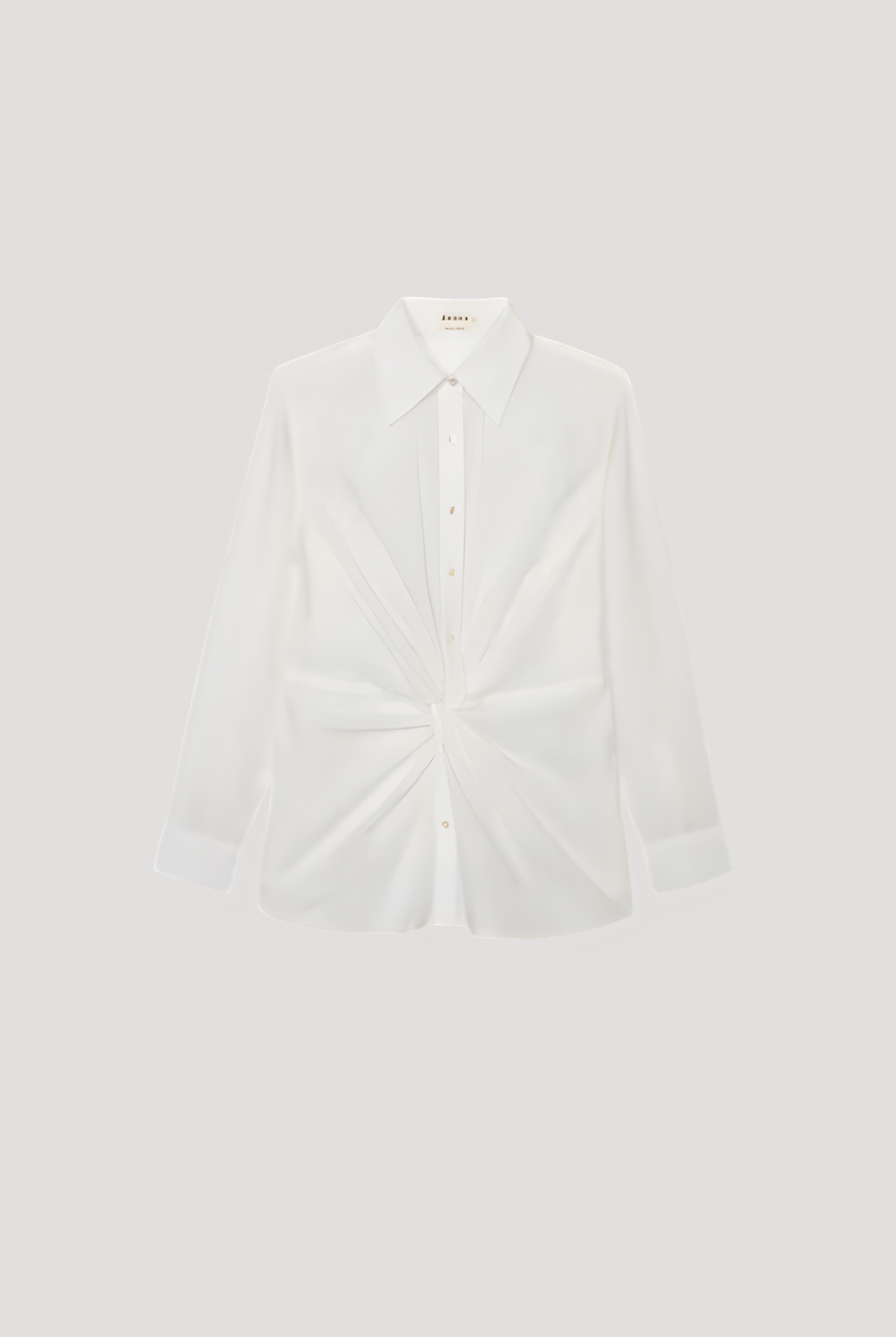White Organic Cotton Twist Shirt