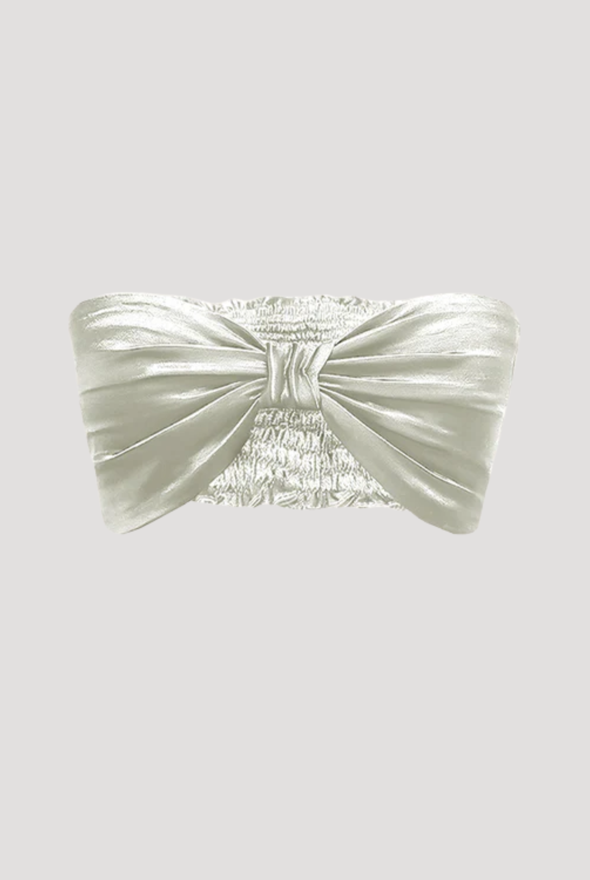 Mystery Bandeau Top in Ivory