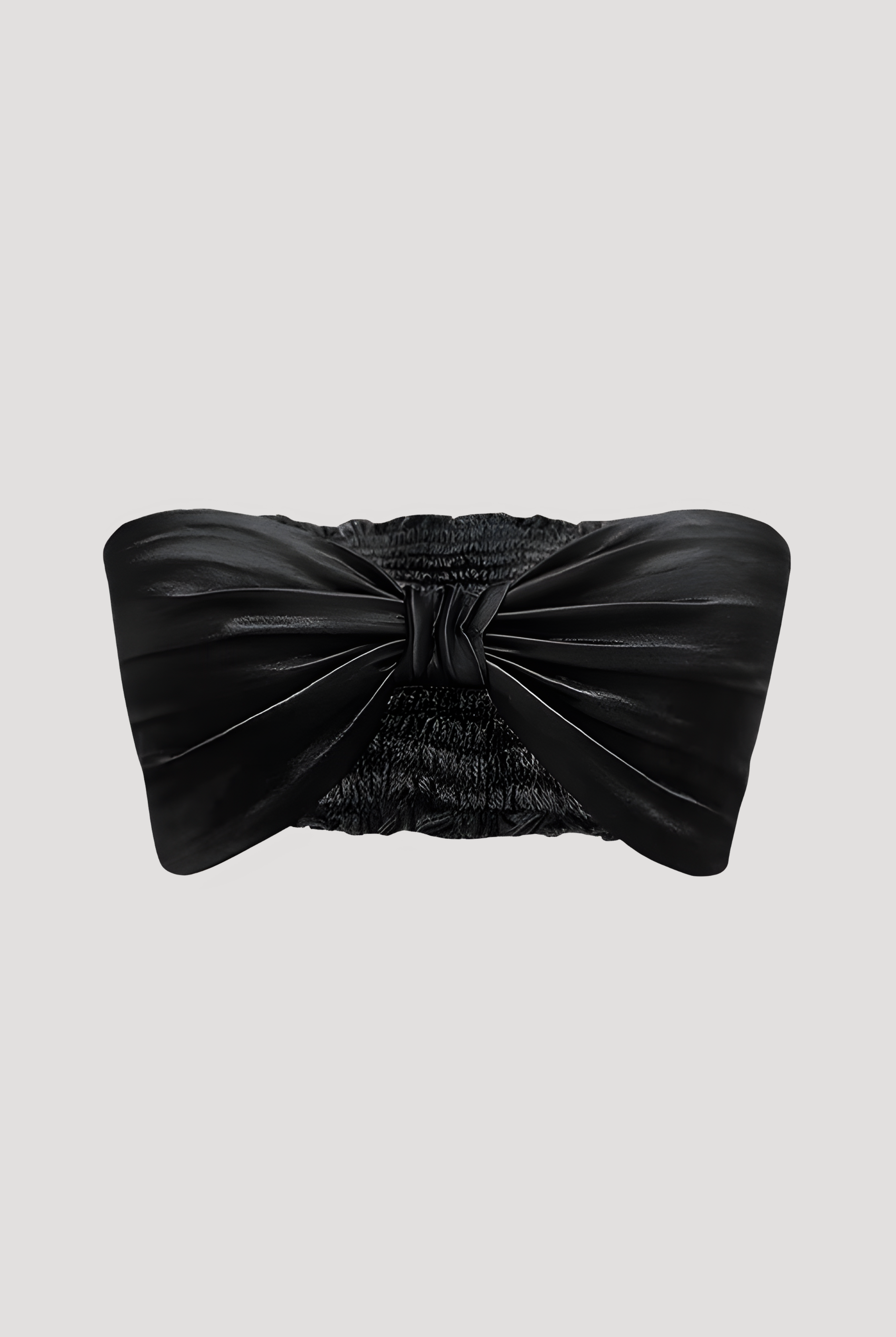 Mystery Bandeau Top in Black