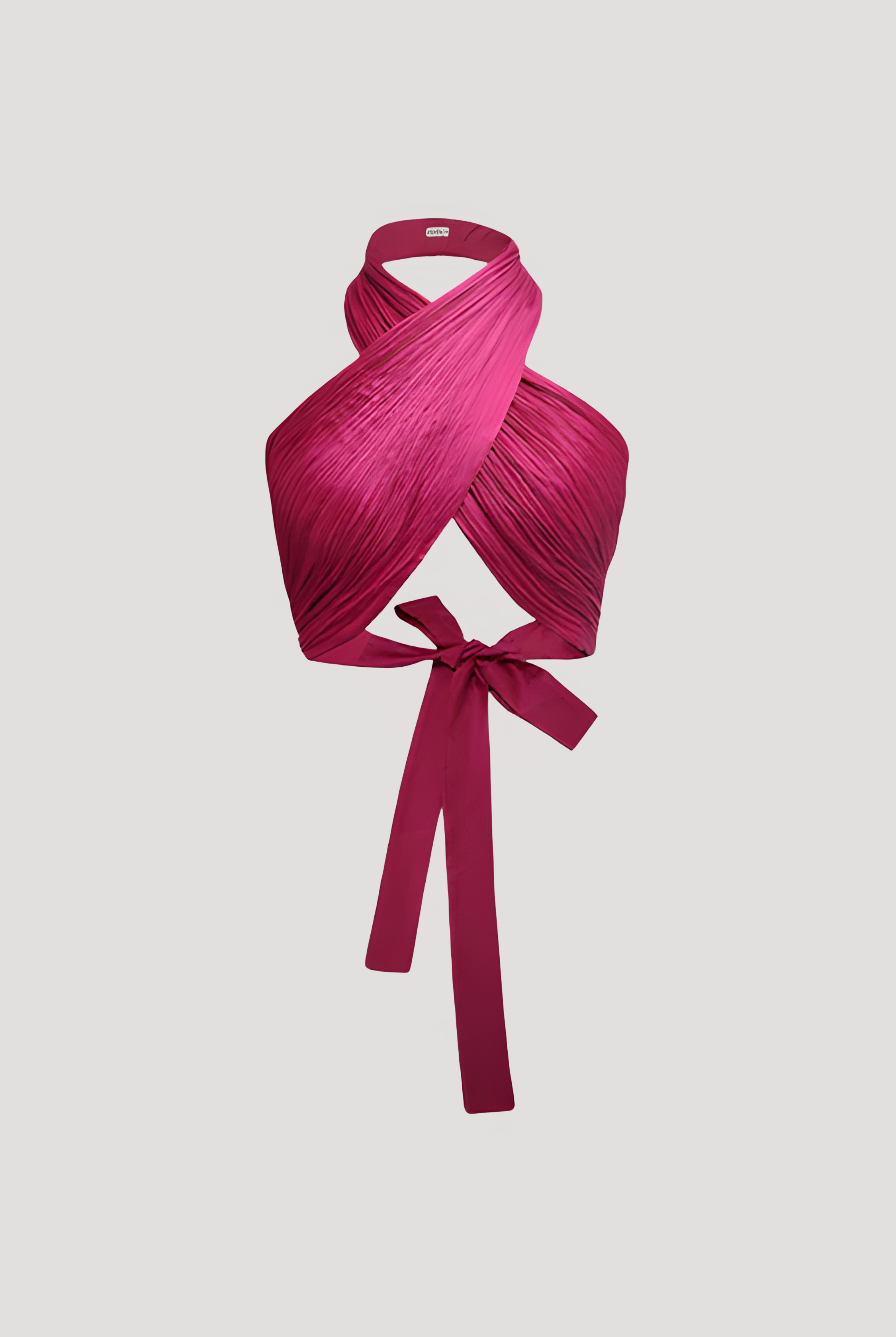 Hope Halter Neck Top in Hot Pink
