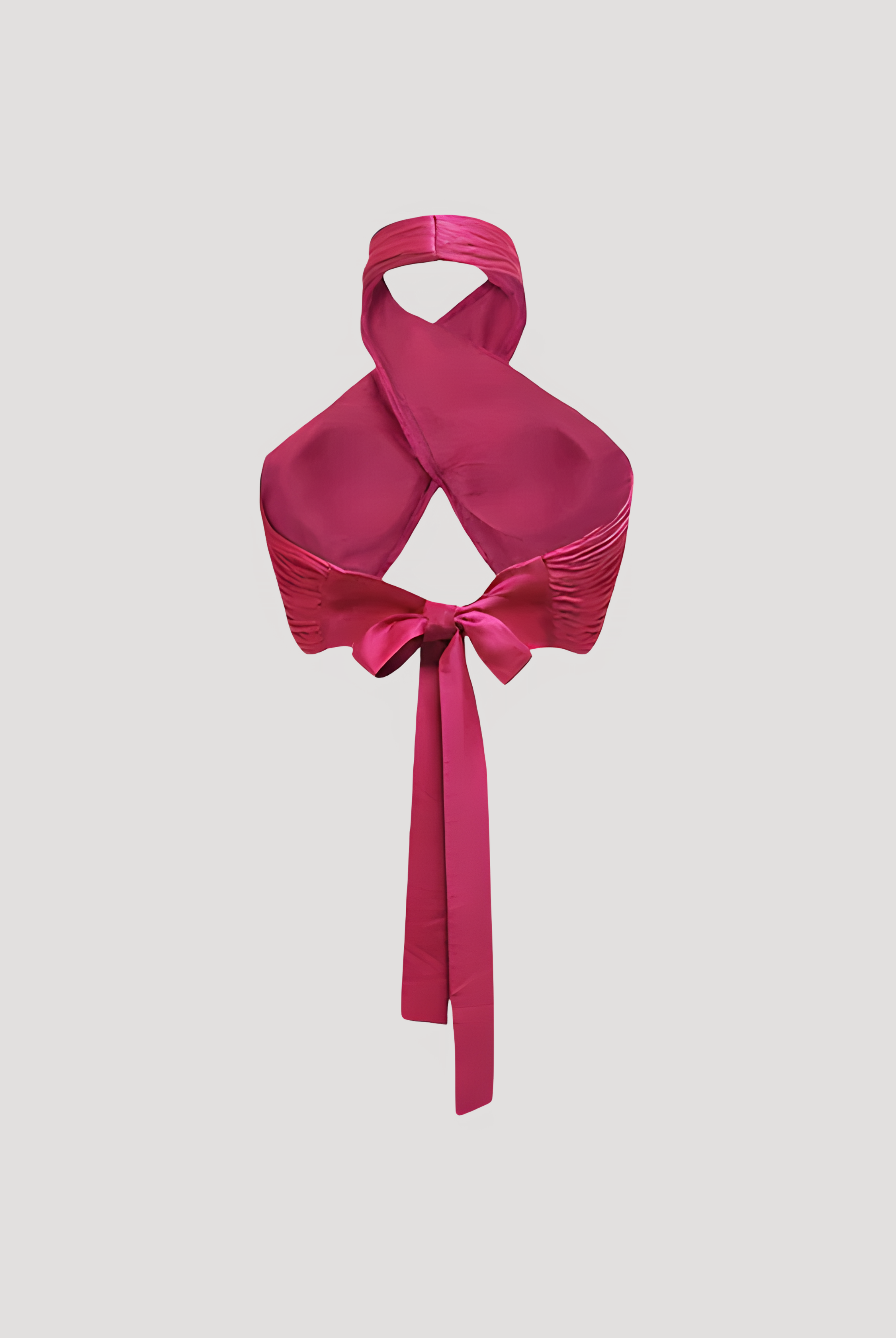 Hope Halter Neck Top in Hot Pink