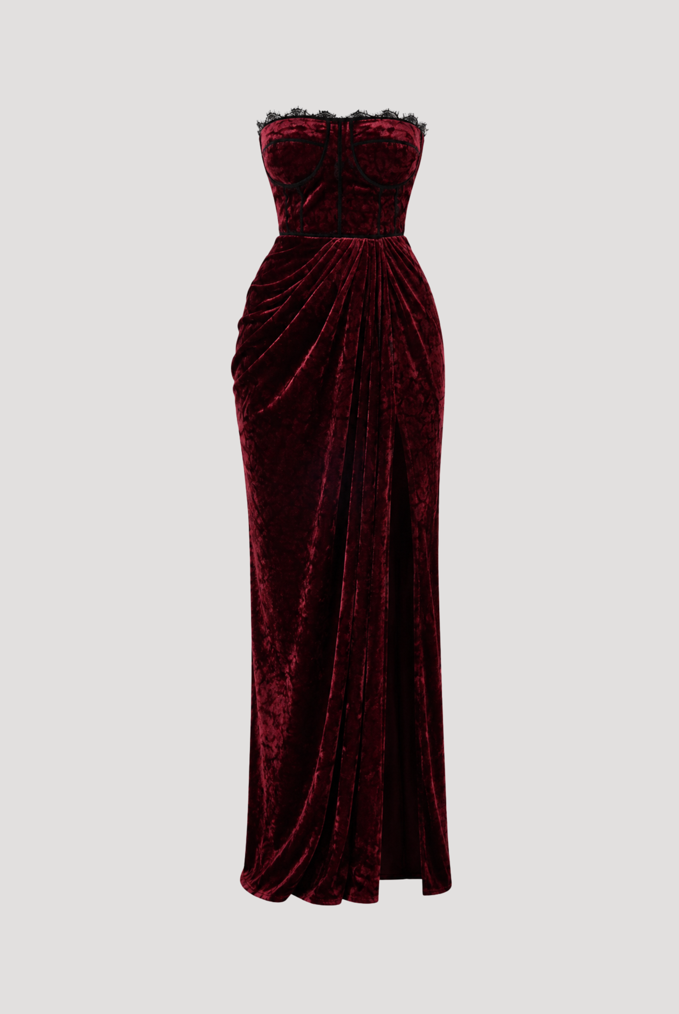 Charlotte velvet ajrakh gown