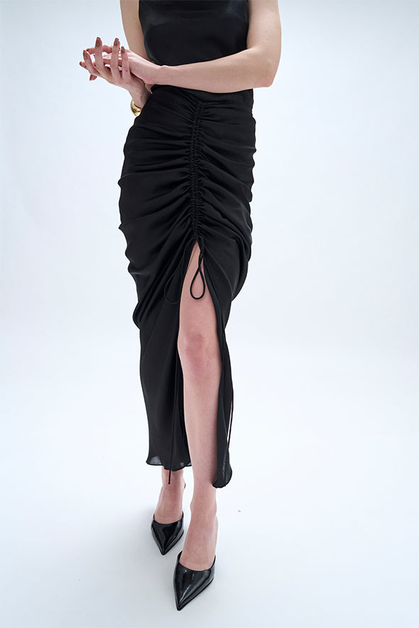 Cirrus Skirt in Noir