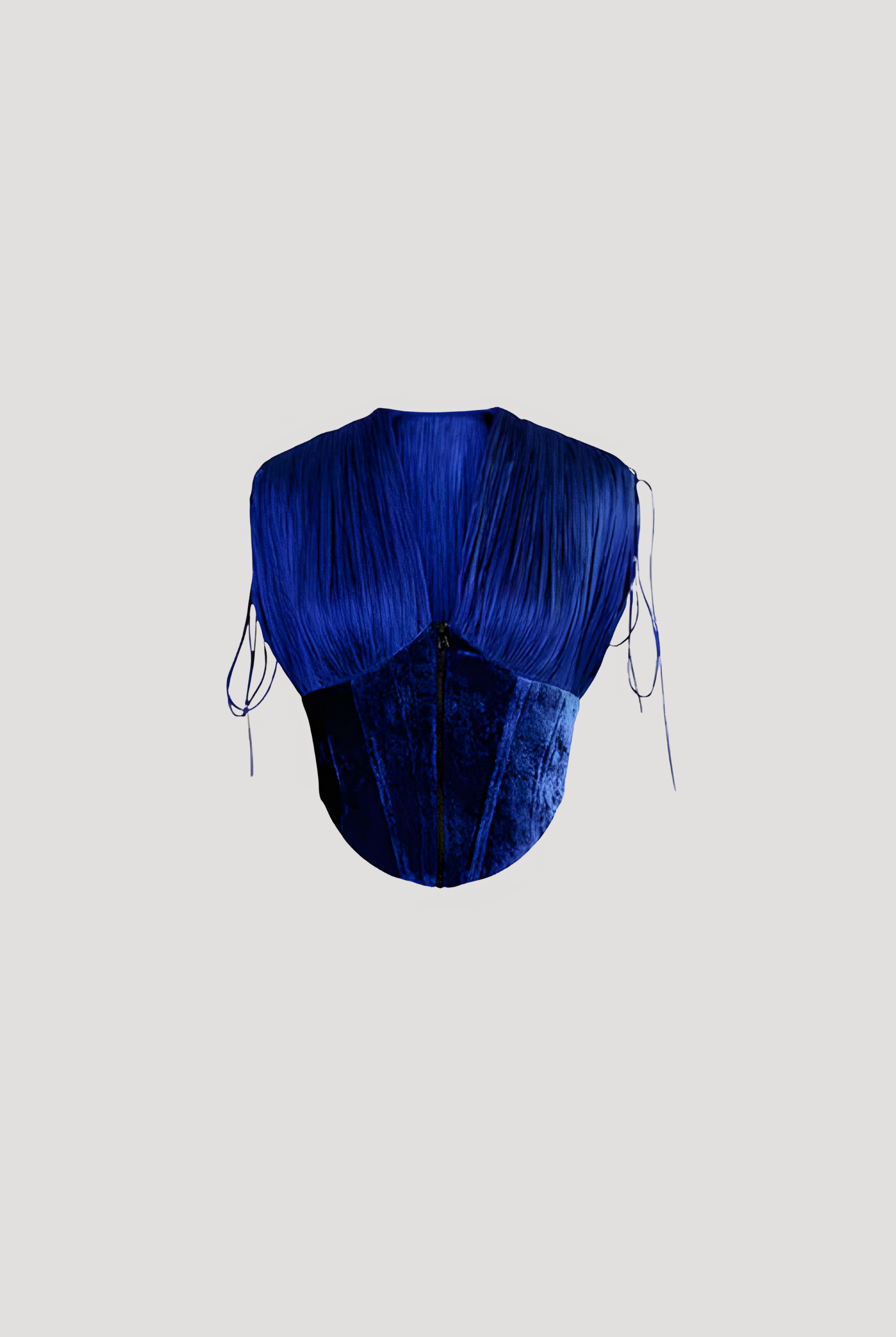 Veronica Corset Top in Blue