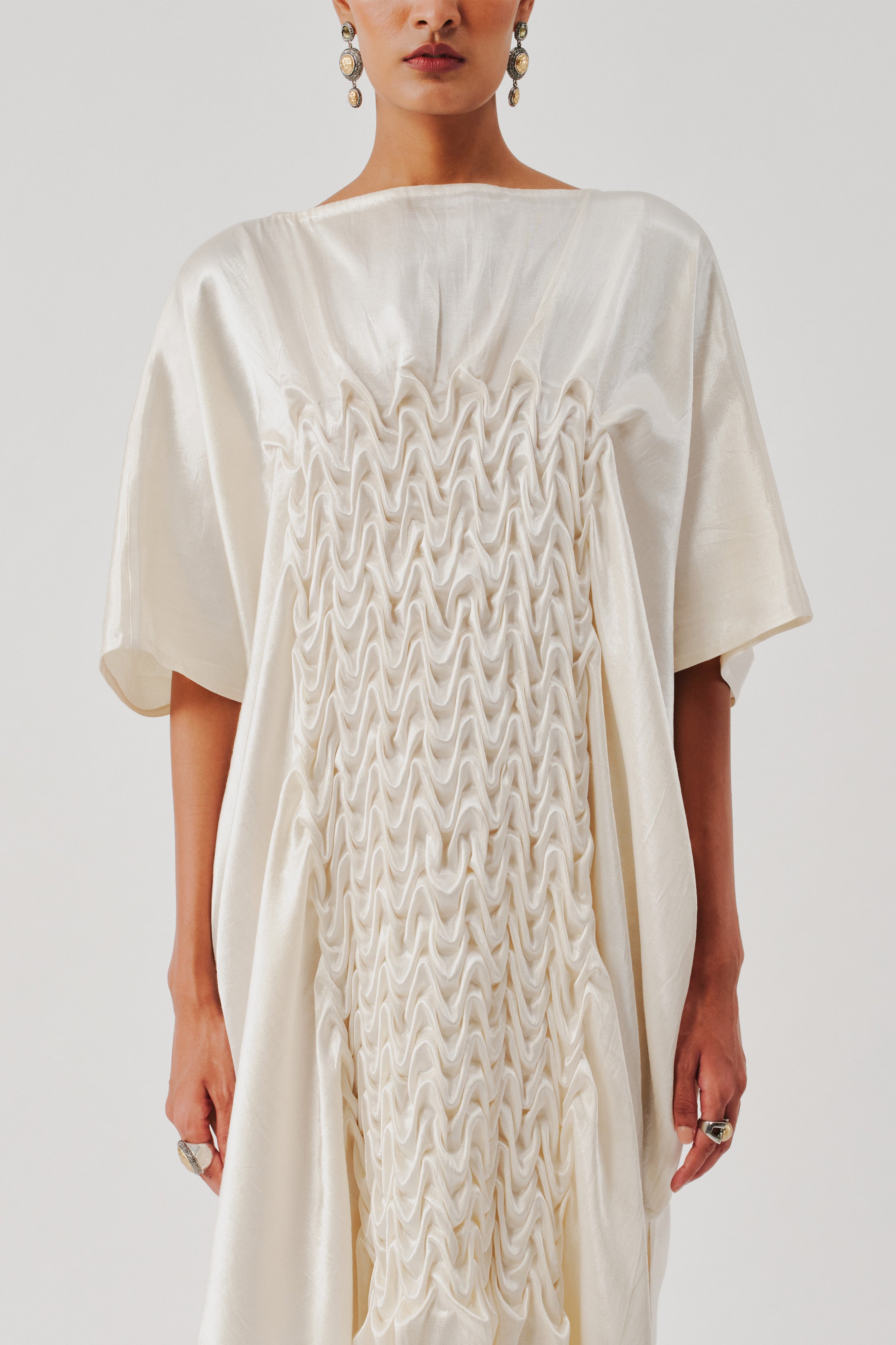 White Coral Dress
