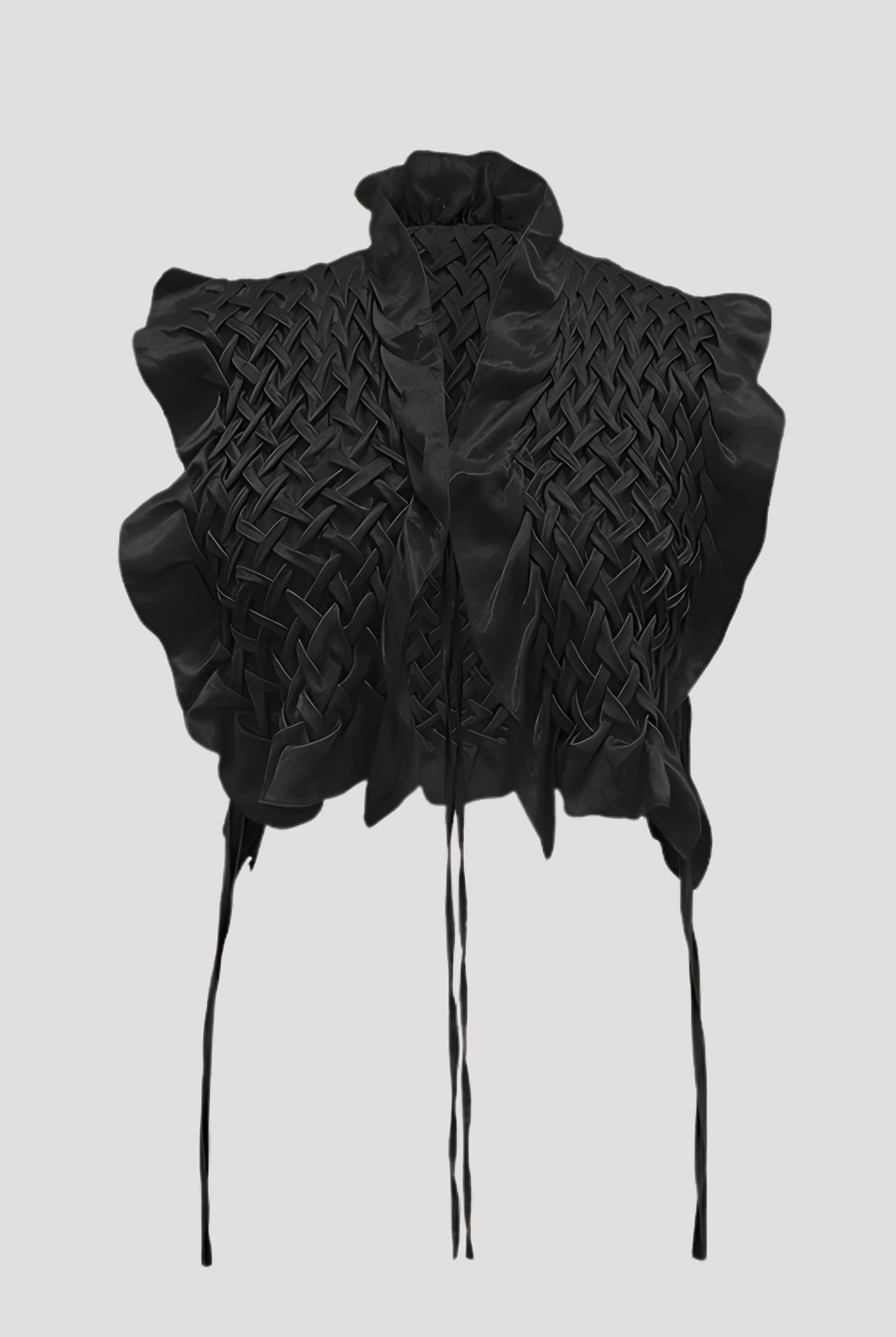 Phoenix Mashru Bib in Black