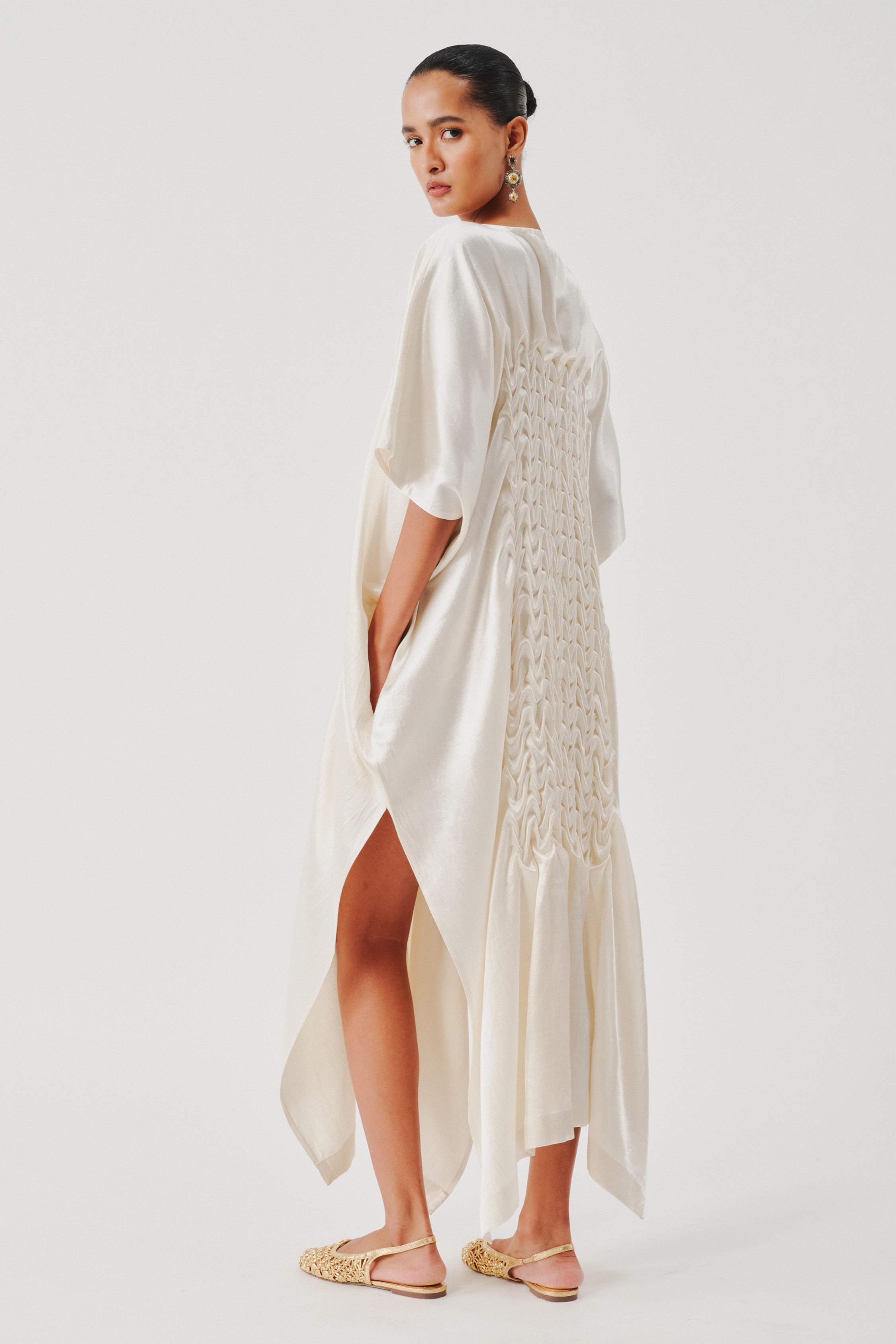 White Coral Dress