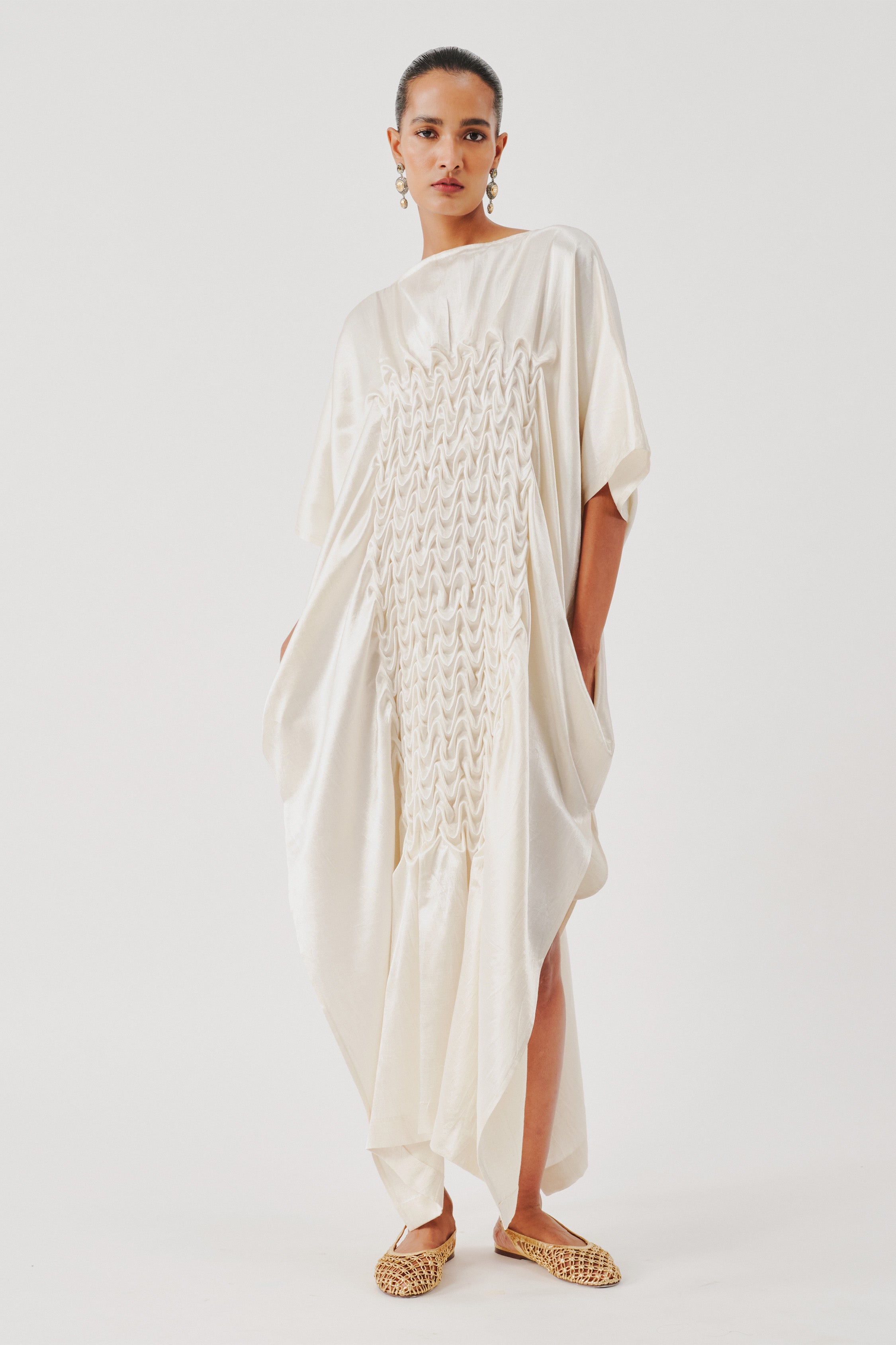 White Coral Dress