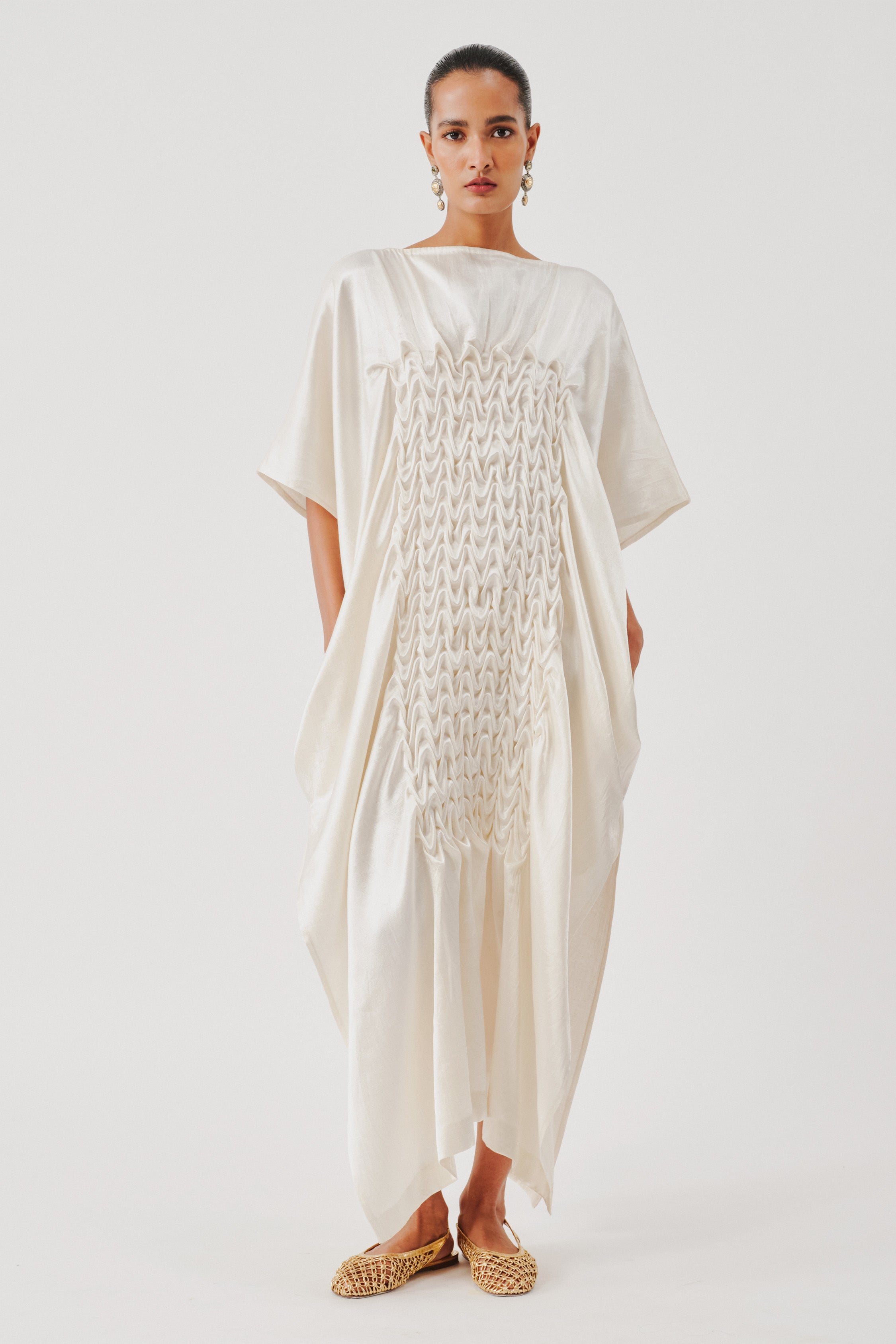 White Coral Dress