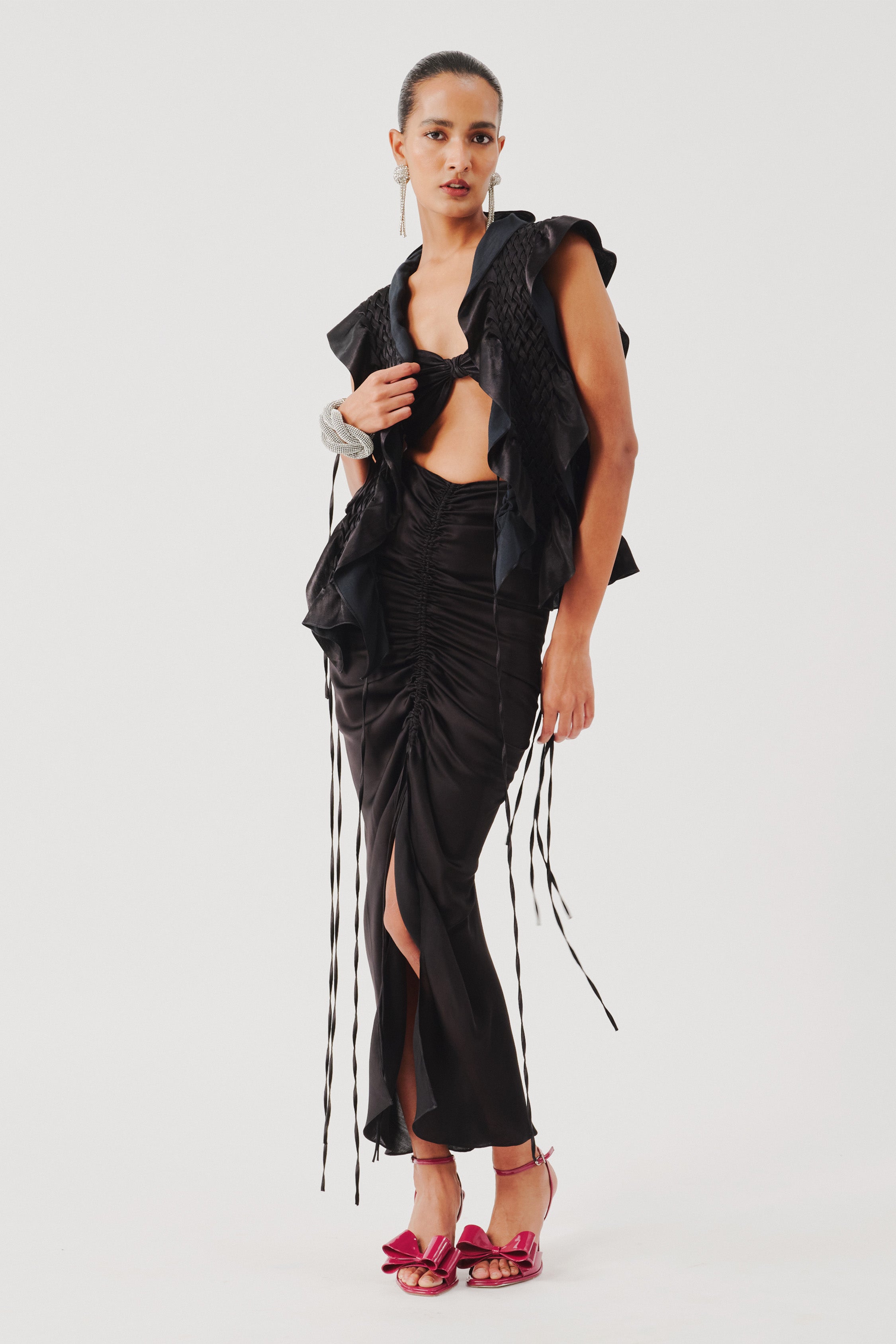 3 piece set - Phoenix Bib, Mystery Top & Cirrus Skirt