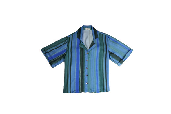 Tropical breeze crop shirt