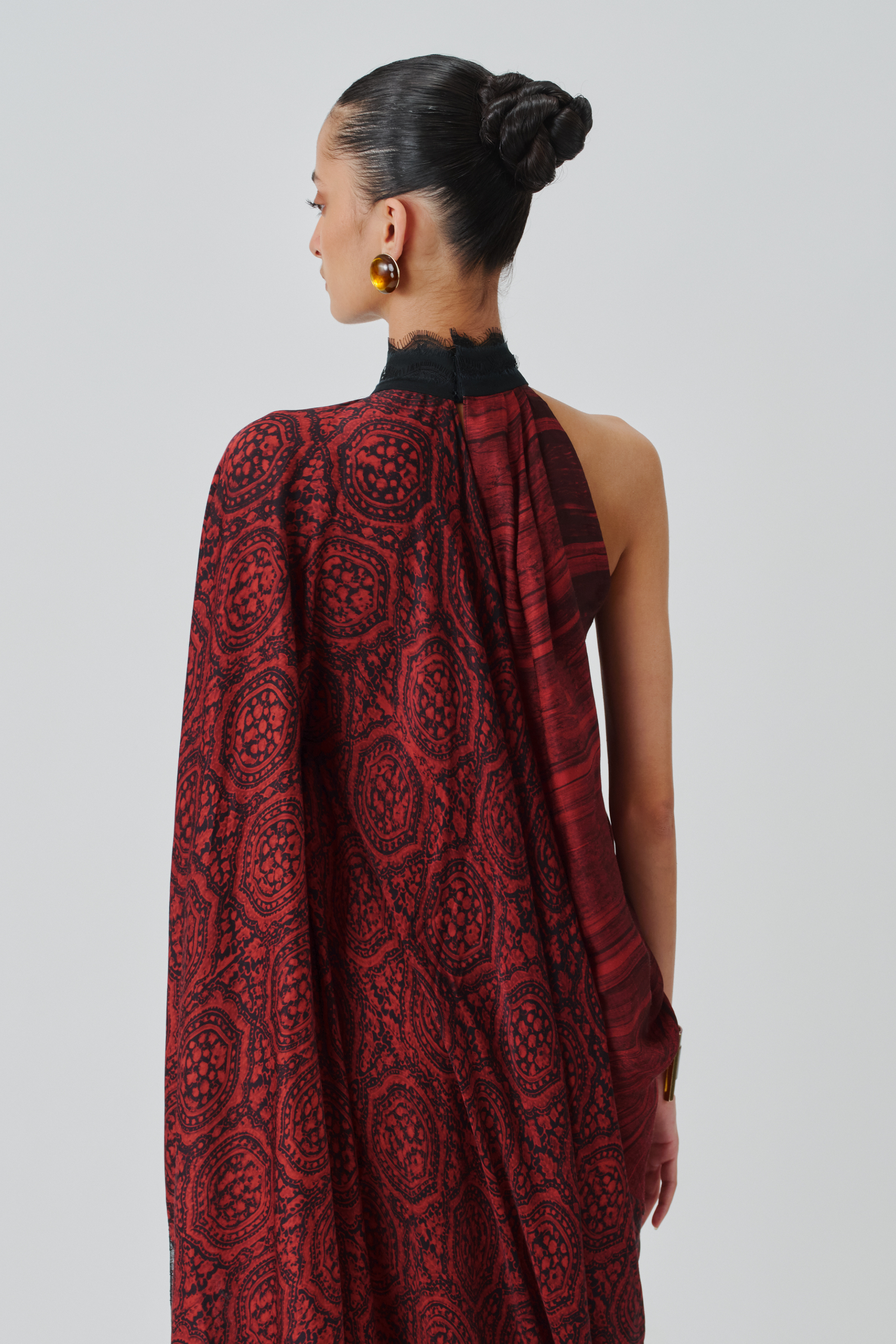 Close up back view of anaya dress