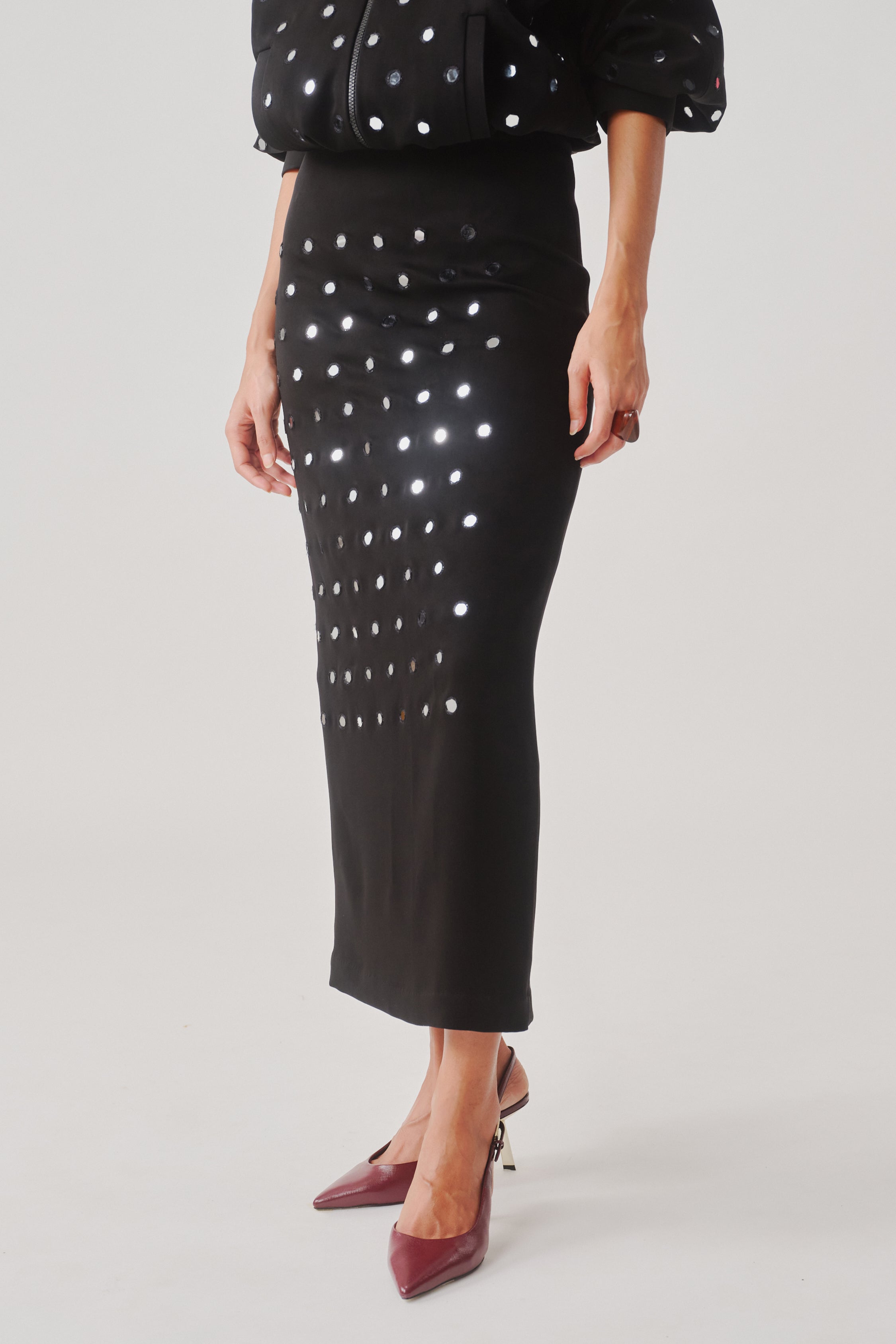 Black Constellation Skirt