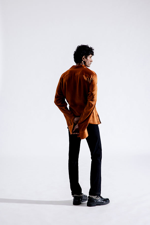 Caramel Wrap Shirt
