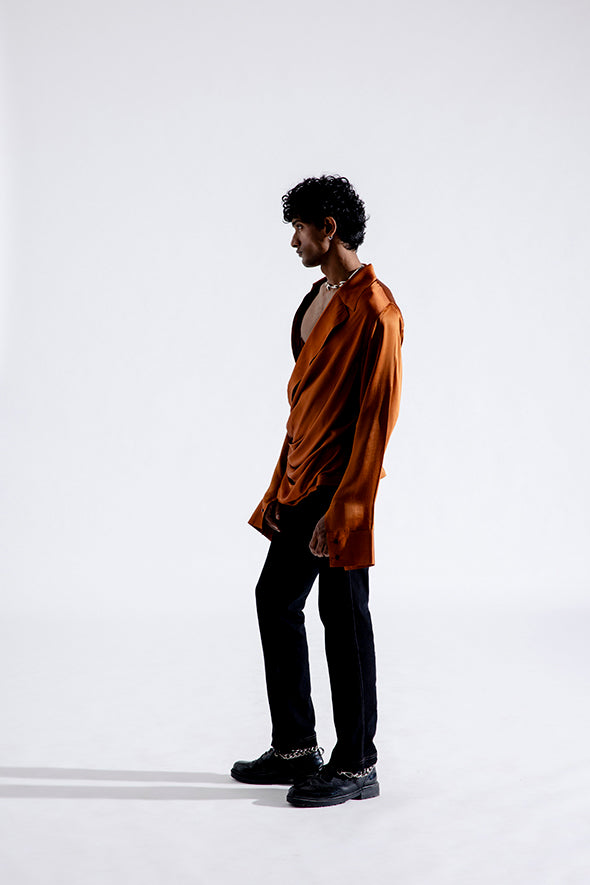 Caramel Wrap Shirt