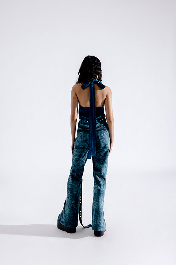 Ice Spice Slit Denim Pants