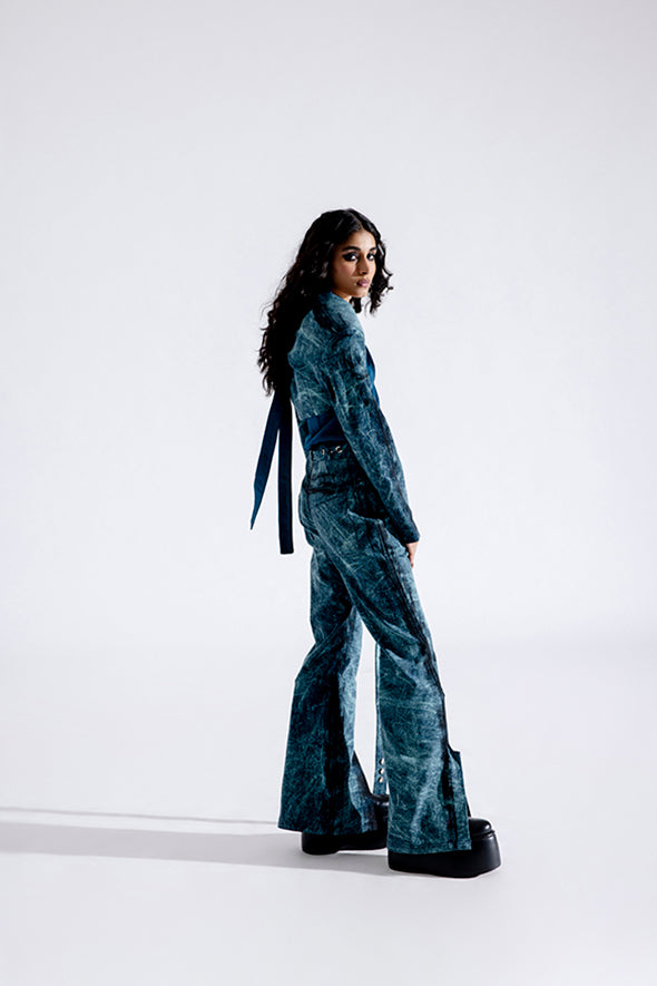 Ice Spice Slit Denim Pants