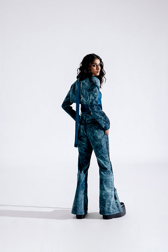 Ice Spice Slit Denim Pants