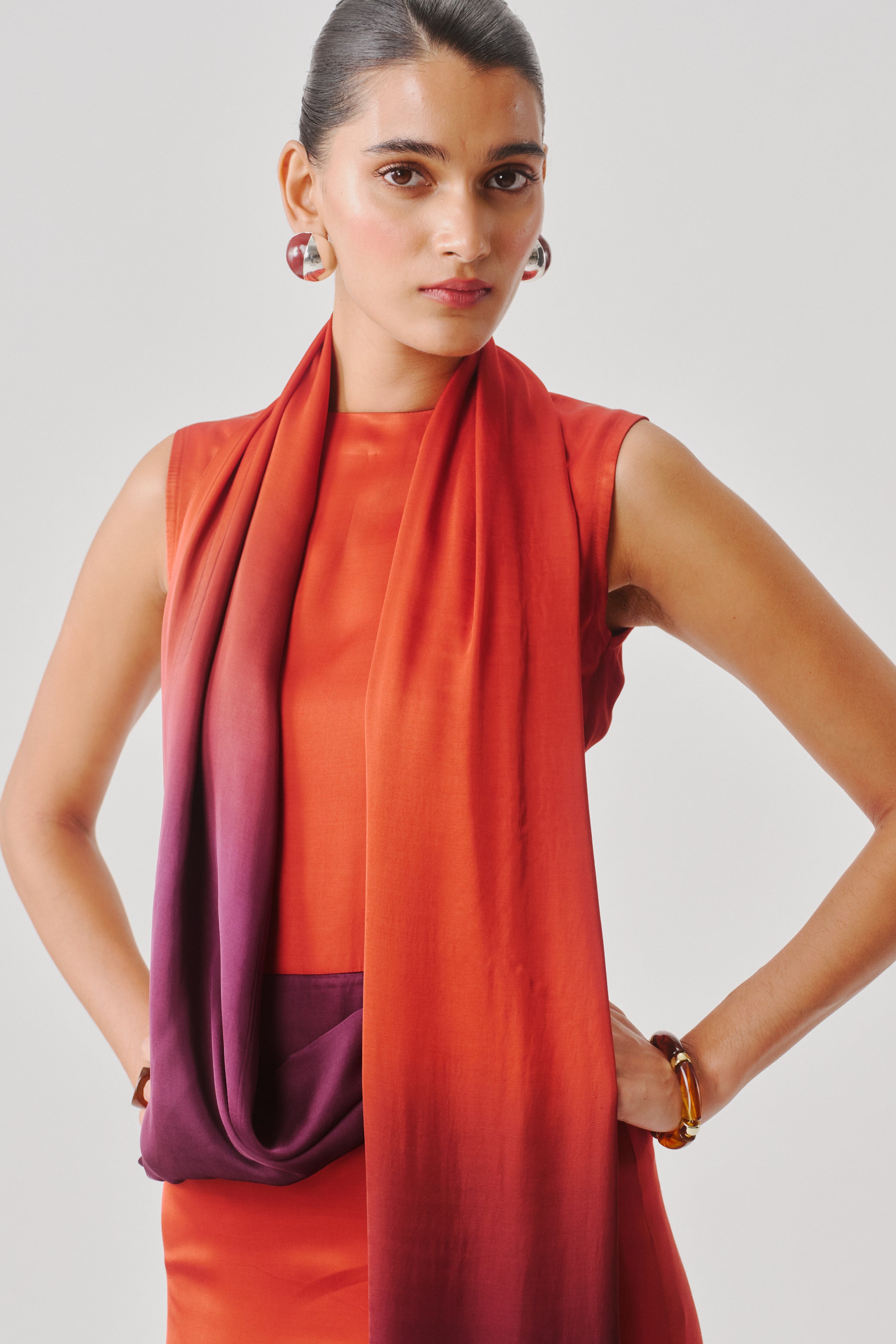 Ember scarf dress