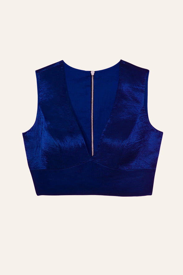 Canopy Clouds Blouse in Electric Blue