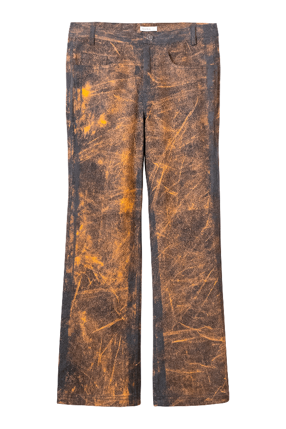 Rust Grunge Jeans