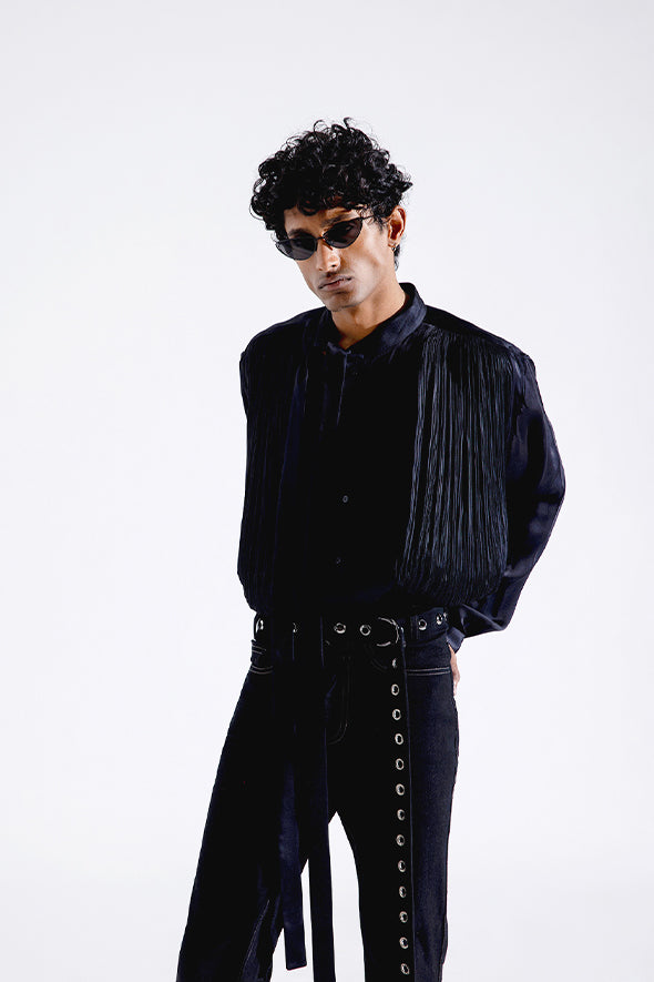 Ebony Tuxedo Shirt