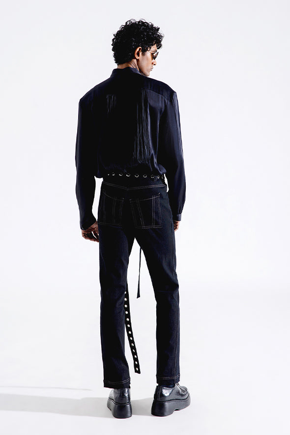 Ebony Tuxedo Shirt