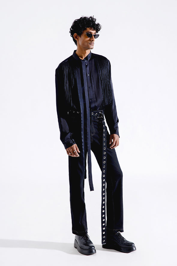 Ebony Tuxedo Shirt
