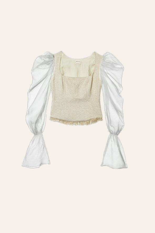 Effervescent Tweed Top