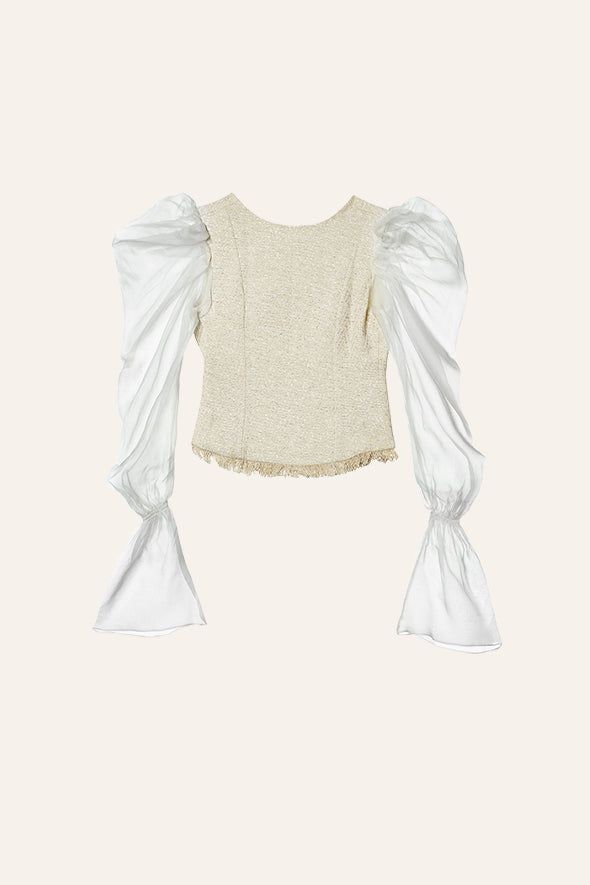 Effervescent Tweed Top
