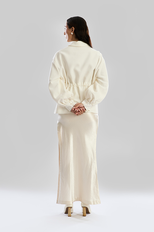 Stunning High Slit Skirt: Haze Slit Skirt by Aroka.