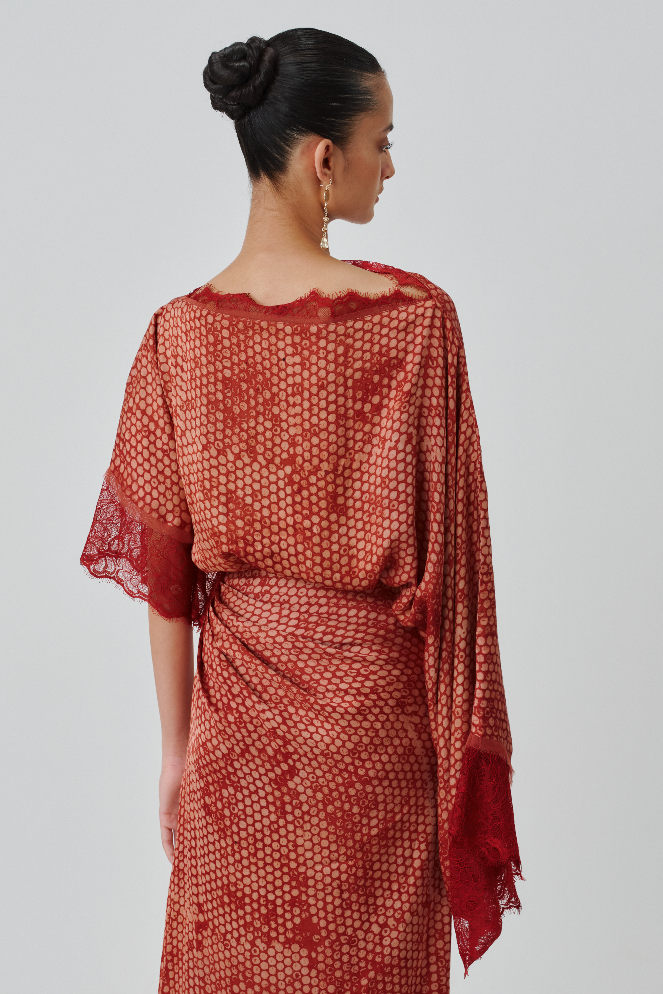 Back close up view of mehr dress