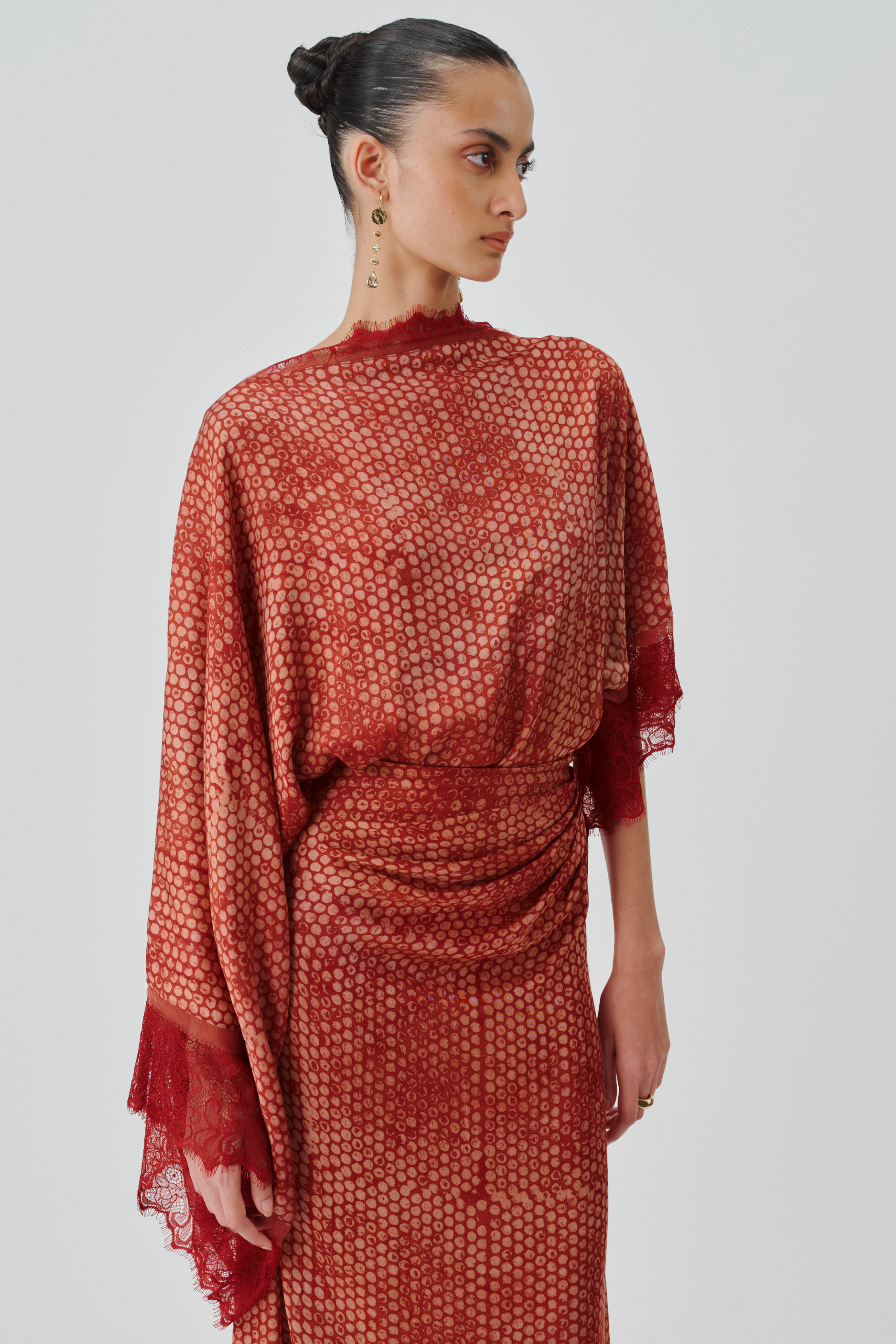 Front close up view of mehr dress
