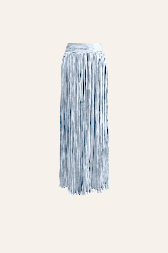 Mia Ruched Skirt in Powder Blue