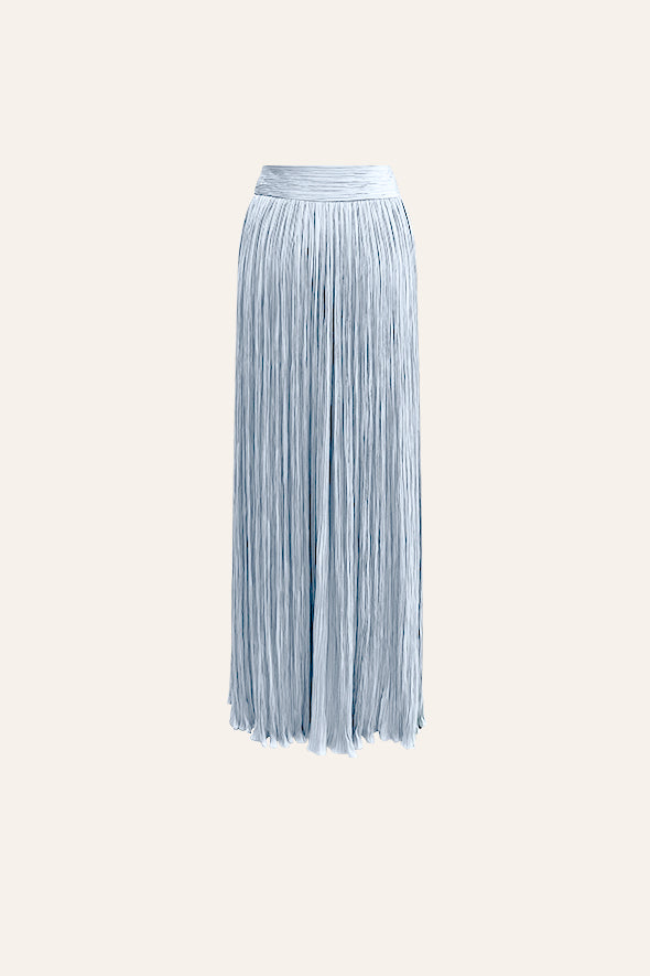 Mia Ruched Skirt in Powder Blue