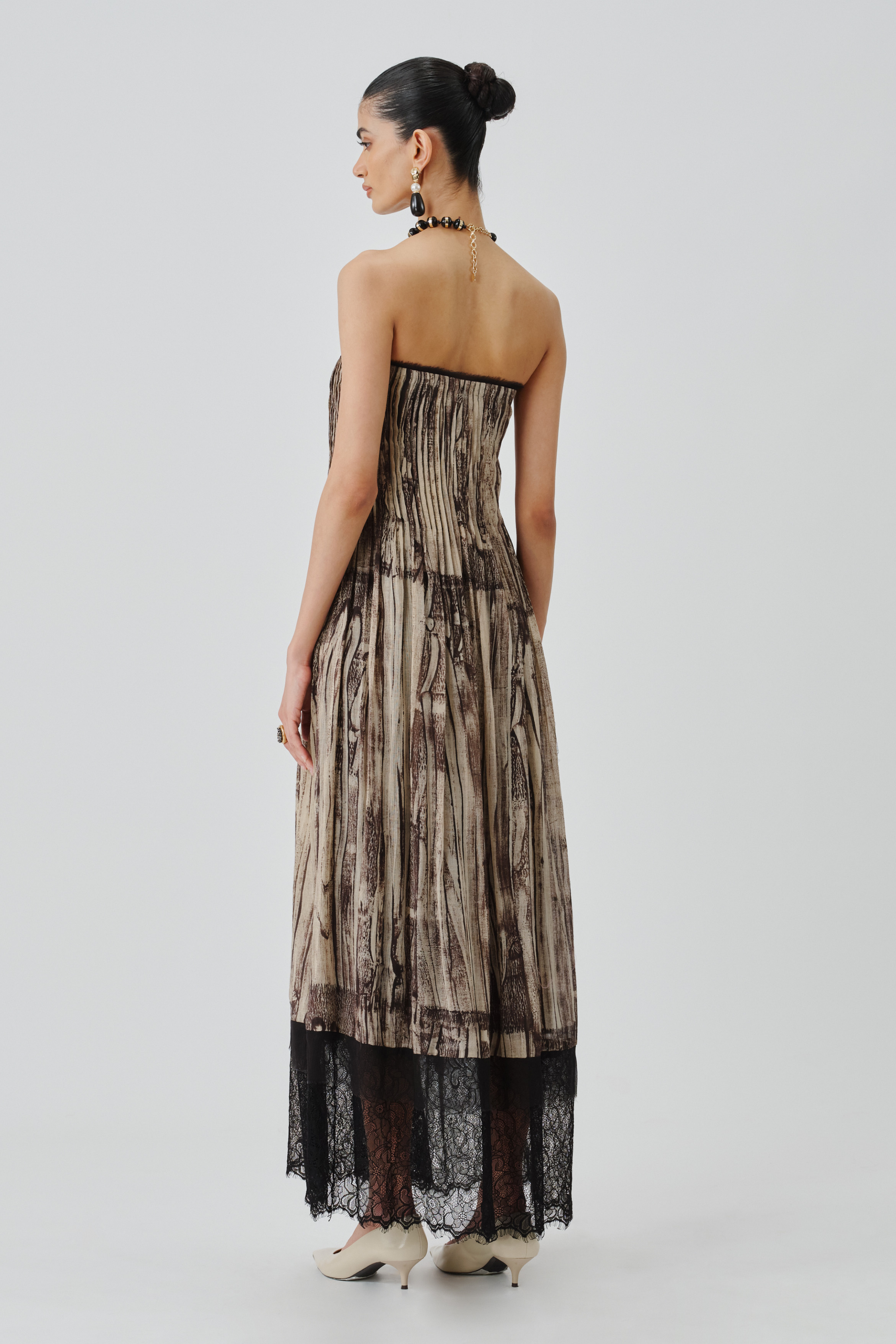 Full back view of natasha dress