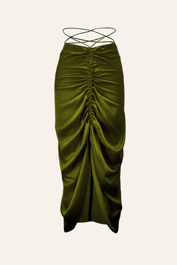 Numinous Skirt in Olive Green