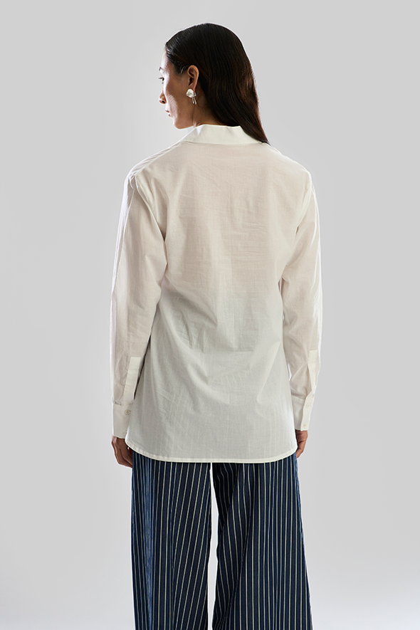 Organic Curve Cotton Shirt: Organic Cotton Shirts by Aroka.