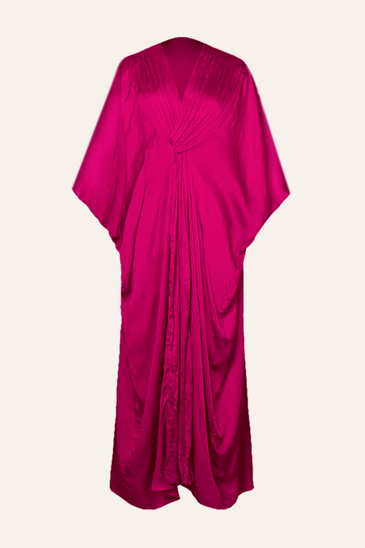 Regal Kaftan in Hot Pink