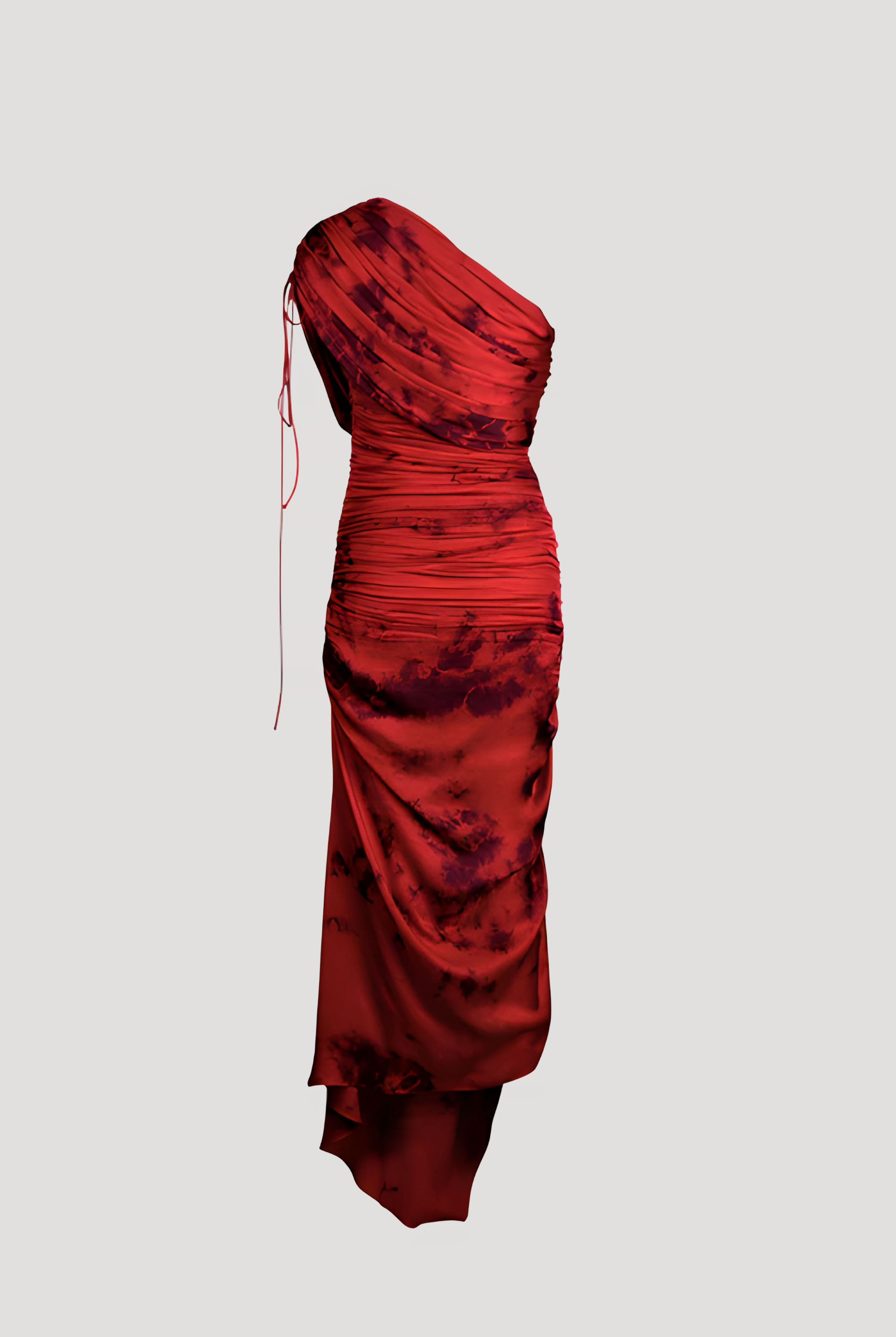Flatlay image of Rosie draped dress