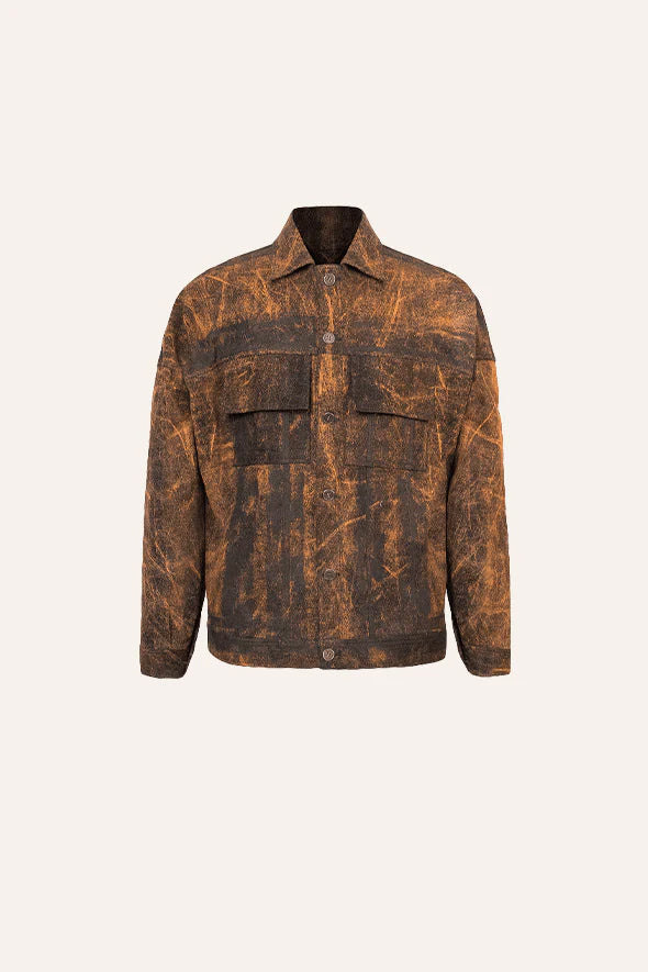 Rust Grunge Jacket