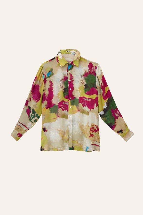 Seltzer Shirt in Lime Green